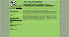 Desktop Screenshot of broomesoccer.org